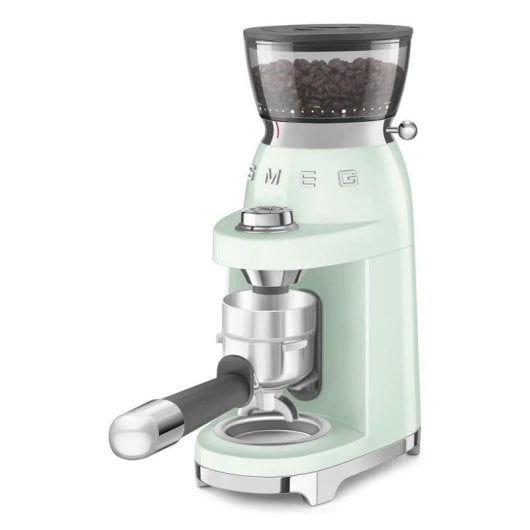 Kaffeemühle Smeg CGF03PGEU Pastellgrün 240g 15 Stufen Edelstahl