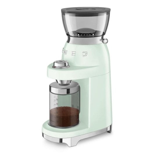 Kaffeemühle Smeg CGF03PGEU Pastellgrün 240g 15 Stufen Edelstahl