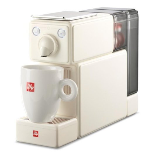 Kapselmaschine Illy X3 0,8L 19 Bar Weiß Matt Behälter für 8 Kapseln