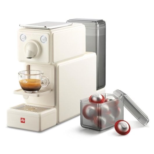 Kapselmaschine Illy X3 0,8L 19 Bar Weiß Matt Behälter für 8 Kapseln