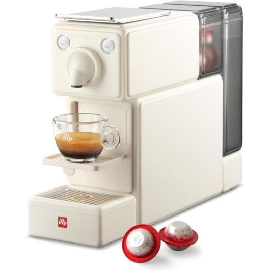 Kapselmaschine Illy X3 0,8L 19 Bar Weiß Matt Behälter für 8 Kapseln