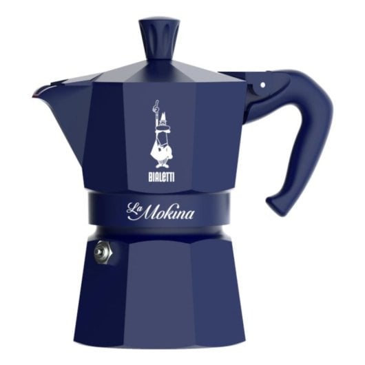 Cafetière italienne Bialetti La Mokina Bleu 0,04 L Aluminium Plastique 1 Tasse