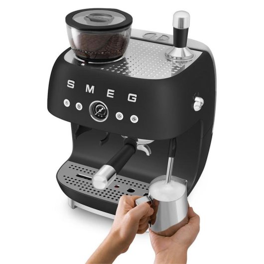 Cafetera Espresso Smeg EGF03BLMEU 2,4 L 15 Bares con molinillo y vaporizador