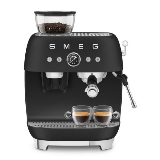 Cafetera Espresso Smeg EGF03BLMEU 2,4 L 15 Bares con molinillo y vaporizador