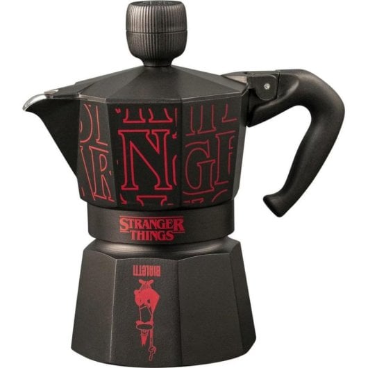 Cafetière italienne Bialetti Stranger Things 0,13L 3 Tasses Aluminium Noir Rouge