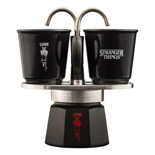 Cafetière italienne Bialetti 0005408 90 ml 2 Tasses Acier inoxydable Rouge/Noir