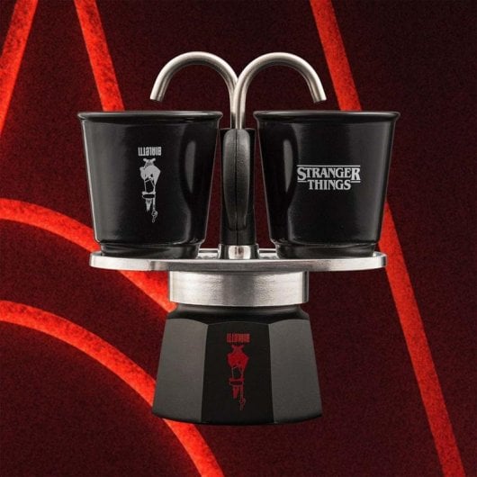 Cafetière italienne Bialetti 0005408 90 ml 2 Tasses Acier inoxydable Rouge/Noir