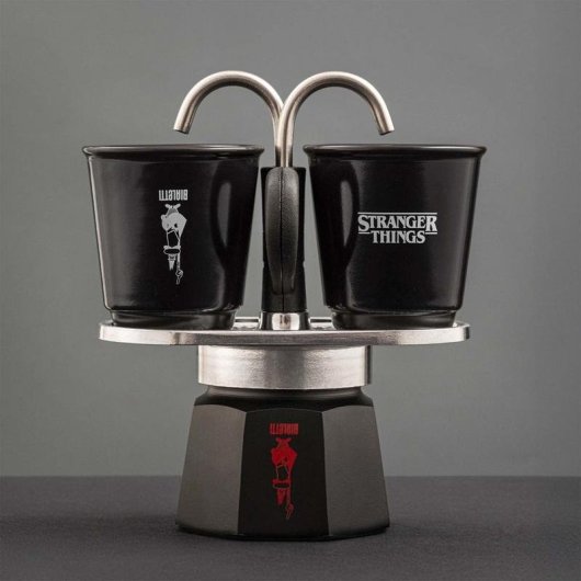 Cafetière italienne Bialetti 0005408 90 ml 2 Tasses Acier inoxydable Rouge/Noir