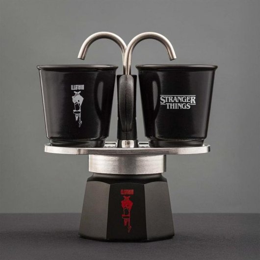 Cafetière italienne Bialetti 0005408 90 ml 2 Tasses Acier inoxydable Rouge/Noir