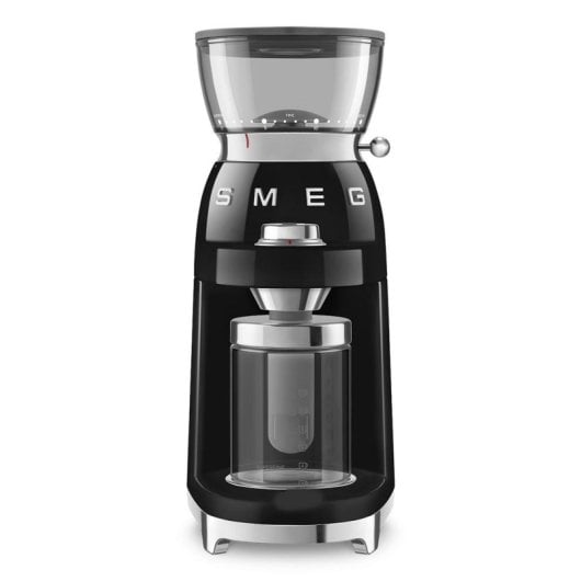 Moinho de café Smeg CGF03BLEU 240 g fresa cónica inox preto