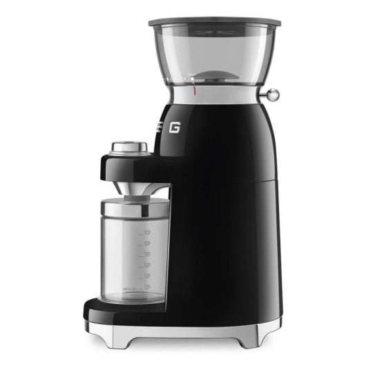 Moinho de café Smeg CGF03BLEU 240 g fresa cónica inox preto