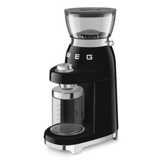 Moinho de café Smeg CGF03BLEU 240 g fresa cónica inox preto
