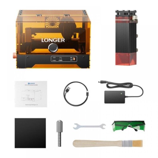 Grabadora láser Longer Ray5 miniS 3,5 W área 130x140 mm Wi-Fi USB