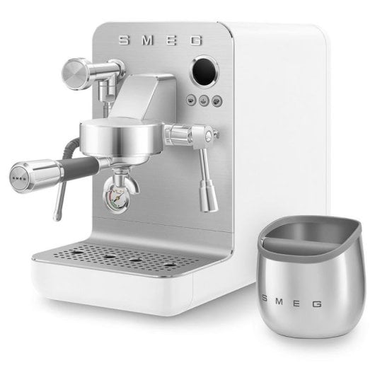 Knock box Smeg ECKB01 acier inoxydable gris base antidérapante