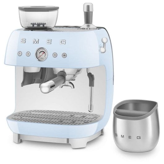 Knock box Smeg ECKB01 acier inoxydable gris base antidérapante