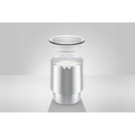 Espumador de leche Jura Hot & Cold 360 ml acero inoxidable negro plata