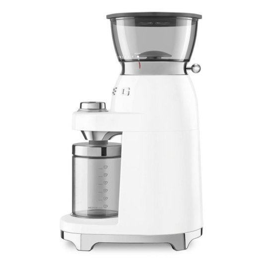 Moulin à café Smeg CGF03WHEU Blanc 240 g Fresa conique Inox