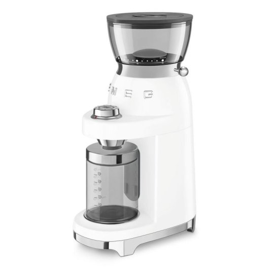 Moulin à café Smeg CGF03WHEU Blanc 240 g Fresa conique Inox