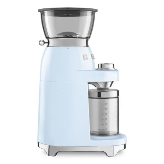 Kaffeemühle Smeg CGF03PBEU blau pastell 240 g Kegelmahlwerk Edelstahl