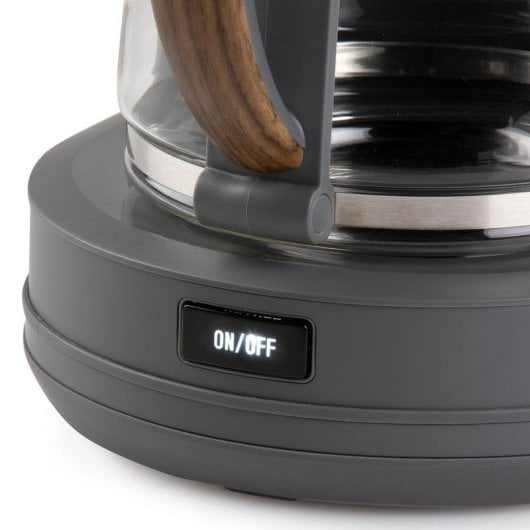 Filterkaffeemaschine Domo Wood You DO754K 1,25L 10 Tassen Tropfstopp Auto-Off