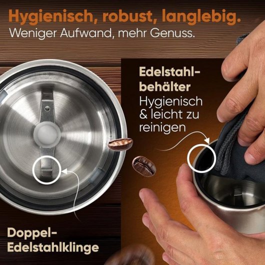 Moinho de café Bomann KSW 6089 CB Inox 60 g 150 W