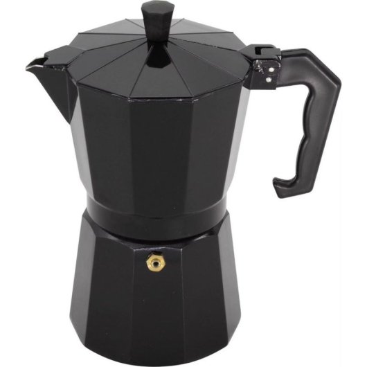 Cafetière italienne Krüger ITALIANO 6 Tasses Aluminium Noir