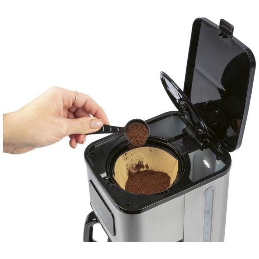 Cafetera de Goteo ProfiCook PC-KA 1299 1,5L 14 Tazas Acero Inoxidable LED Antigoteo