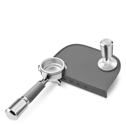 Tamper y base de silicona Smeg ECTM01 gris para cafeteras espresso