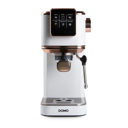 Siebträgermaschine Domo DO746K 1,1L 20 Bar Thermoblock mit Dampfdüse und Touchscreen