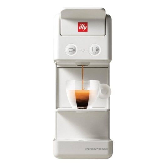 Kapselmaschine Illy Y3.3 Weiß 0,75L 19 Bar Iperespresso System Höhenverstellbarer Auslauf