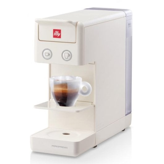 Kapselmaschine Illy Y3.3 Weiß 0,75L 19 Bar Iperespresso System Höhenverstellbarer Auslauf