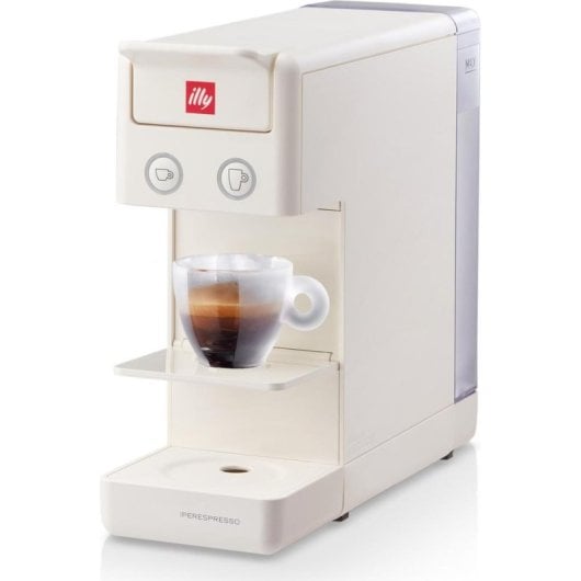 Kapselmaschine Illy Y3.3 Weiß 0,75L 19 Bar Iperespresso System Höhenverstellbarer Auslauf