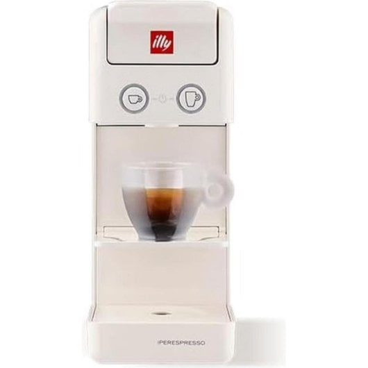Kapselmaschine Illy Y3.3 Weiß 0,75L 19 Bar Iperespresso System Höhenverstellbarer Auslauf
