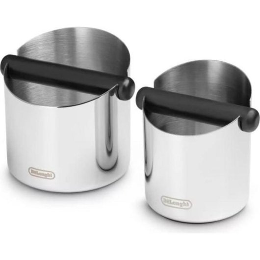 Contenitore fondi caffè DeLonghi DLSC084 acciaio inox antiscivolo