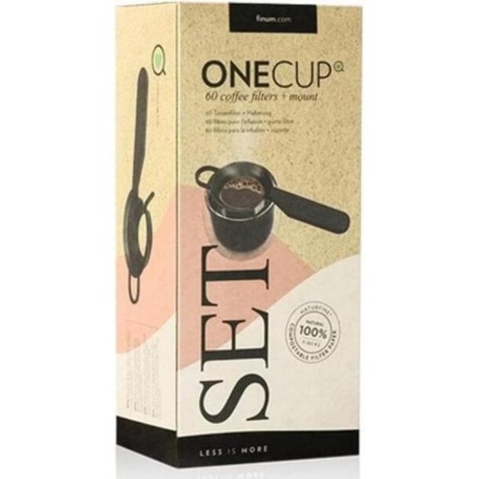 Filtro de cafe Finum 4004060420941 suporte preto 60 unidades