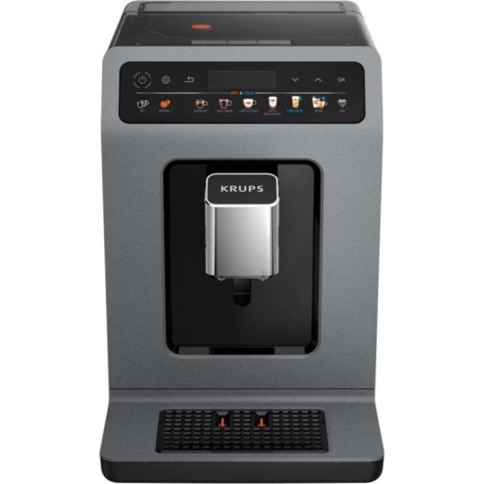 Cafetière robot café Krups Evidence Hot & Cold EA898GF0 2,5L 15 Bars avec broyeur et mousseur