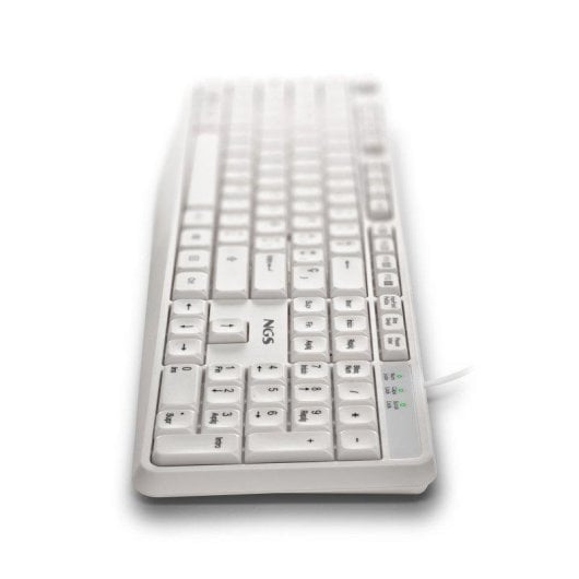 Teclado NGS Heritage USB de membrana multimedia resistente a salpicaduras