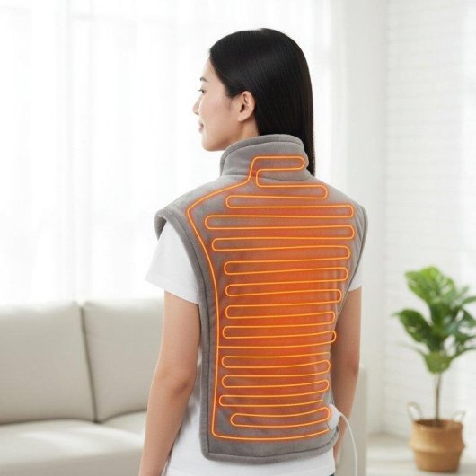 Pack télétravail BODYLIFE Chal Chauffant Siège Massage Vibrations Chaleur