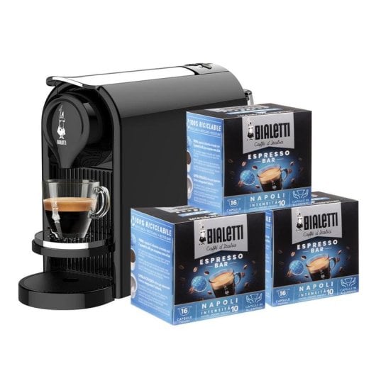 Cafetière à capsules Bialetti Gioia Plus 0,5L 20 Bars expulsion automatique