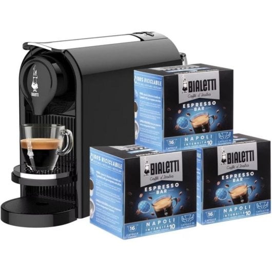 Cafetière à capsules Bialetti Gioia Plus 0,5L 20 Bars expulsion automatique
