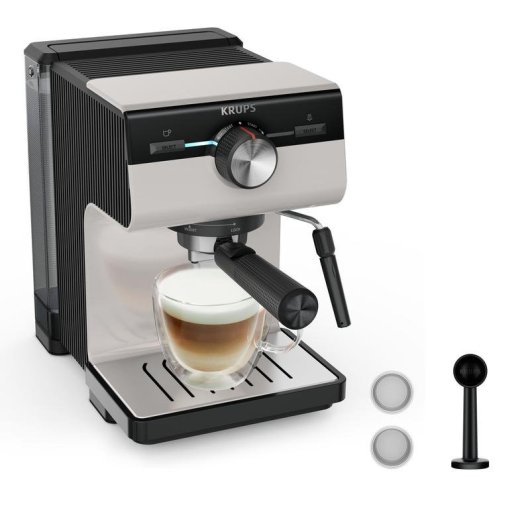 Caffettiera Espresso Krups Authentic XP381B 2L 15 bar con lancia vapore