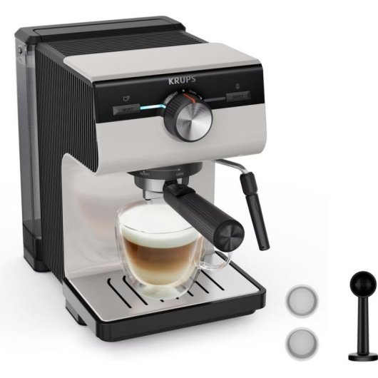 Caffettiera Espresso Krups Authentic XP381B 2L 15 bar con lancia vapore