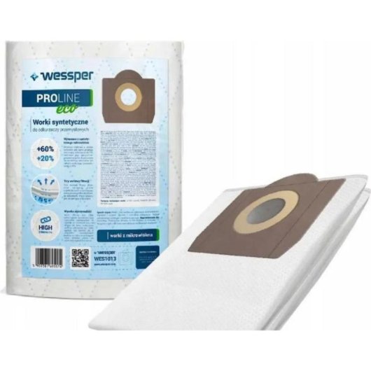 Saco aspirador Wessper PROLINE eco microfibra universal 2 unidades
