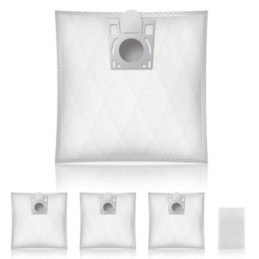 Bolsa para el polvo Wessper WES1015 microfibra compatible tambor 4 unidades