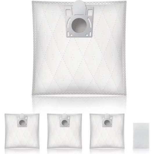 Bolsa para el polvo Wessper WES1015 microfibra compatible tambor 4 unidades