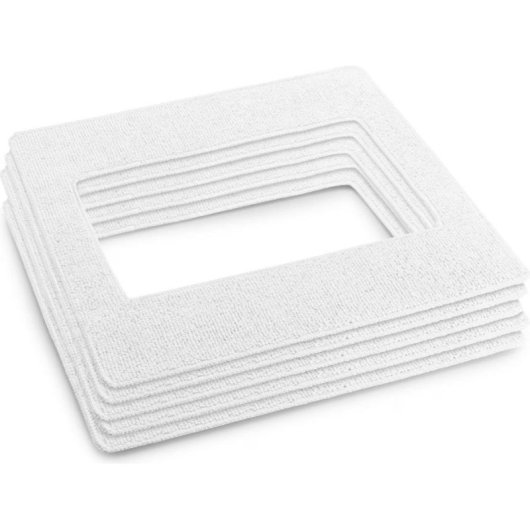Chiffon de nettoyage Kärcher 2.269-230.0 microfibre blanc lavable 5 pièces