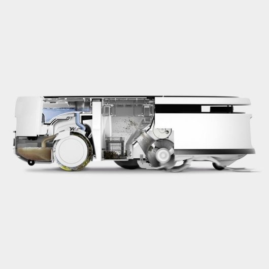 Saugroboter mit Wischfunktion Kärcher RVF 7 Comfort Mit Absaugstation Navigation LiDAR 13.000 Pa Kamera Sprachsteuerung