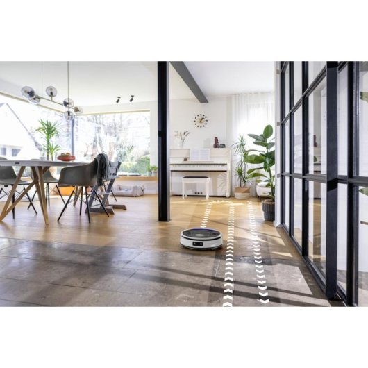 Saugroboter mit Wischfunktion Kärcher RVF 7 Comfort Mit Absaugstation Navigation LiDAR 13.000 Pa Kamera Sprachsteuerung