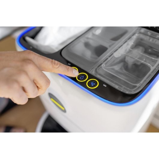 Saugroboter mit Wischfunktion Kärcher RVF 7 Comfort Mit Absaugstation Navigation LiDAR 13.000 Pa Kamera Sprachsteuerung