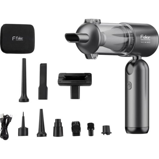 Aspirador de Mão Fakir AS 150 LT 120W 35min Filtro EPA Acessórios